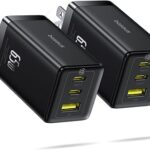 Baseus 2 Pack 65W USB C Charger Block, iPad Pro, Galaxy S24, iPhone 17/16